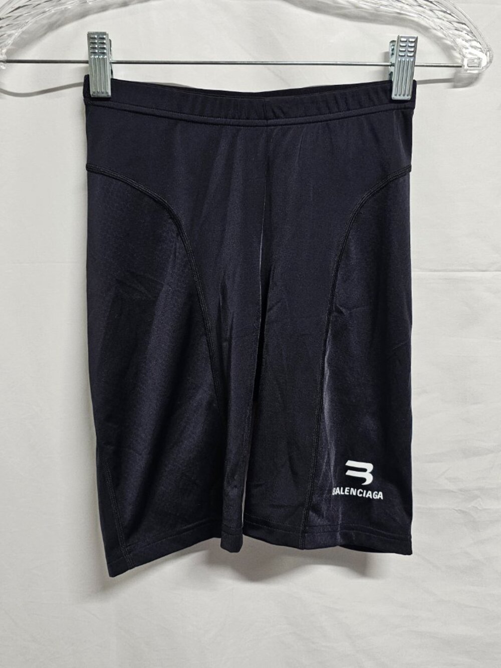 Balenciaga Women’s Black Cycling Athletic Shorts - Picture 5 of 14